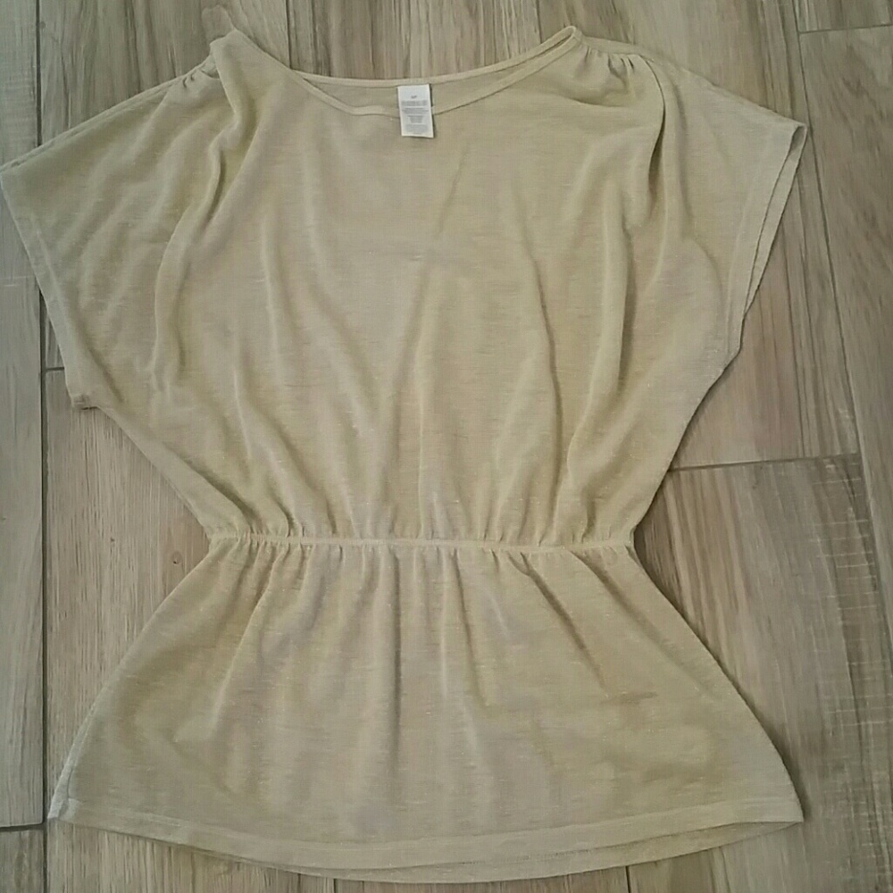 Shimmery Gold Blouse